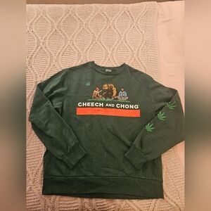 Cheech & Chong Smoking In California   Sweatshirt shirt